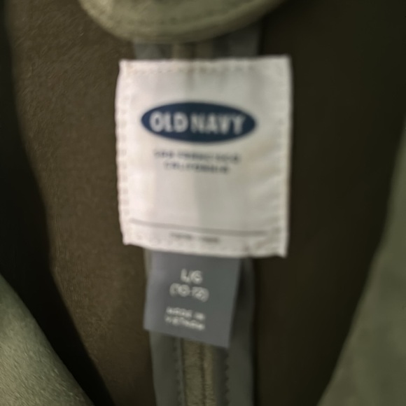 Like New! Old Navy Forest Green Cardigan sz L (10-12) - Picture 6 of 8